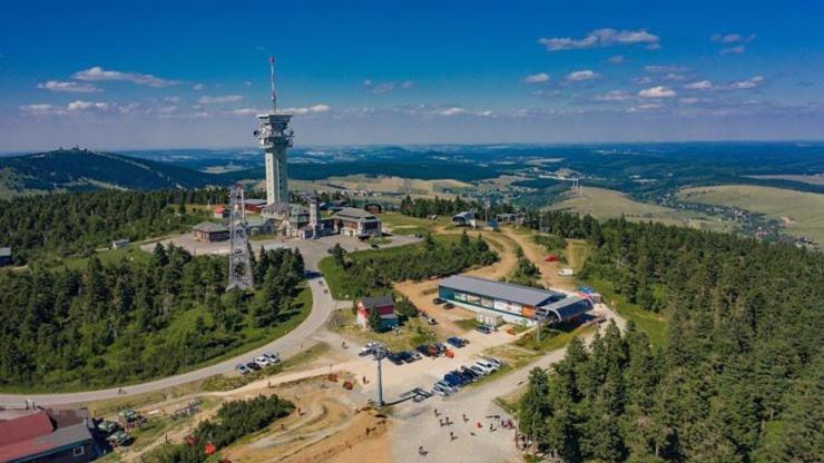 Apartman Visek Jáchymov Dış mekan fotoğraf